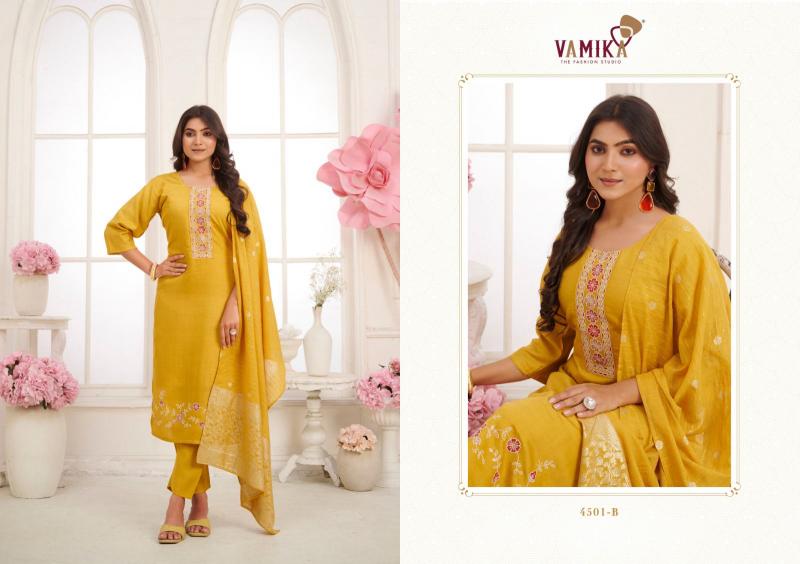 Vamika Jannat Vol 2 (D.NO.4501A To 4501D) catalog ritu kumar kurtis india