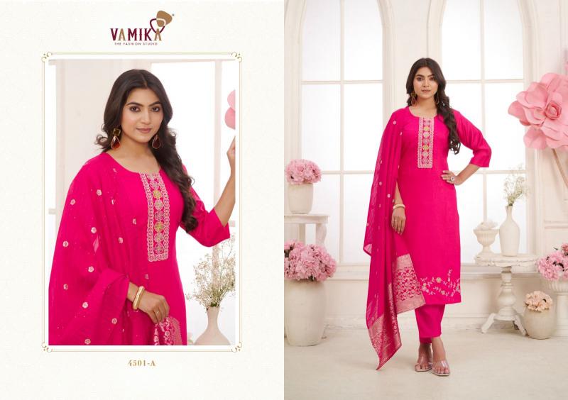 Vamika Jannat Vol 2 (D.NO.4501A To 4501D) catalog ritu kumar kurtis india