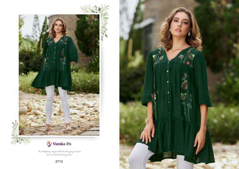 Vamika Rang Mahal Vol 3 Catalog floral kurtis india