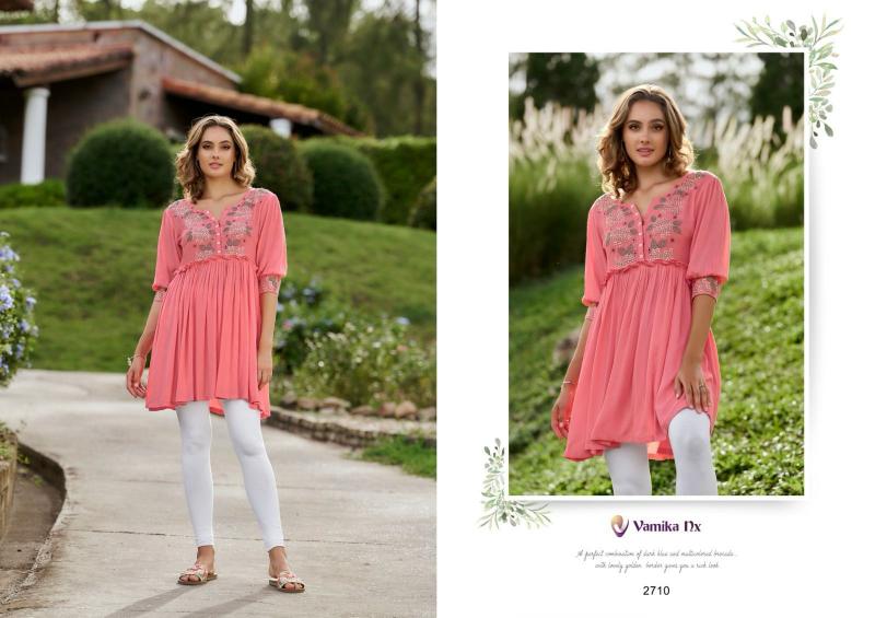 Vamika Rang Mahal Vol 3 Catalog floral kurtis india