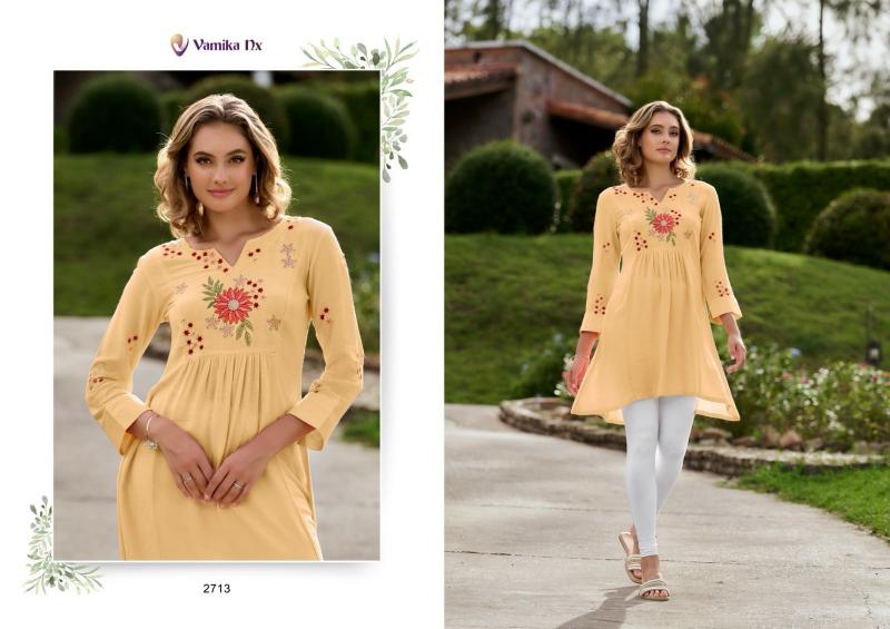 Vamika Rang Mahal Vol 3 Catalog floral kurtis india