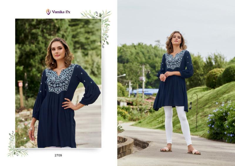 Vamika Rang Mahal Vol 3 Catalog floral kurtis india