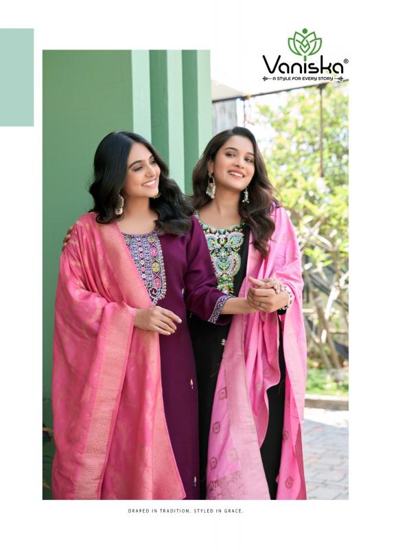 Vaniska Fantasy Vol 1 catalog kalamkari kurtis online india