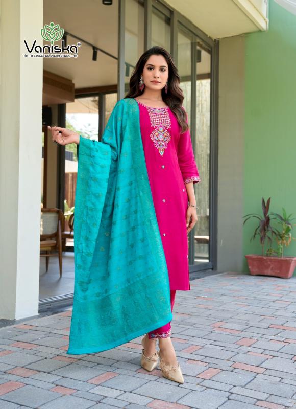 Vaniska Fantasy Vol 1 catalog kalamkari kurtis online india