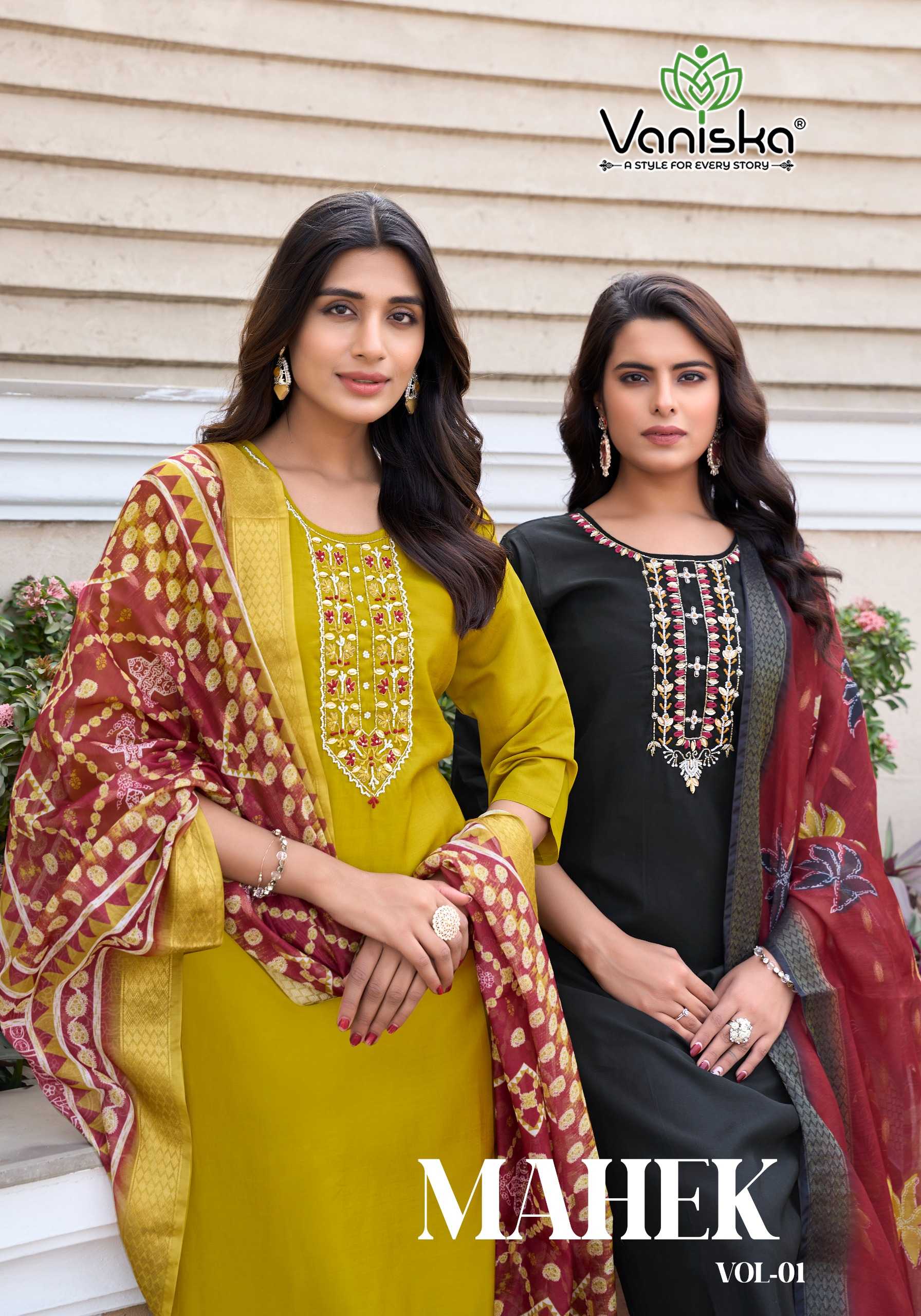 Vaniska Mahek Vol 1 Catalog famous kurti types in india