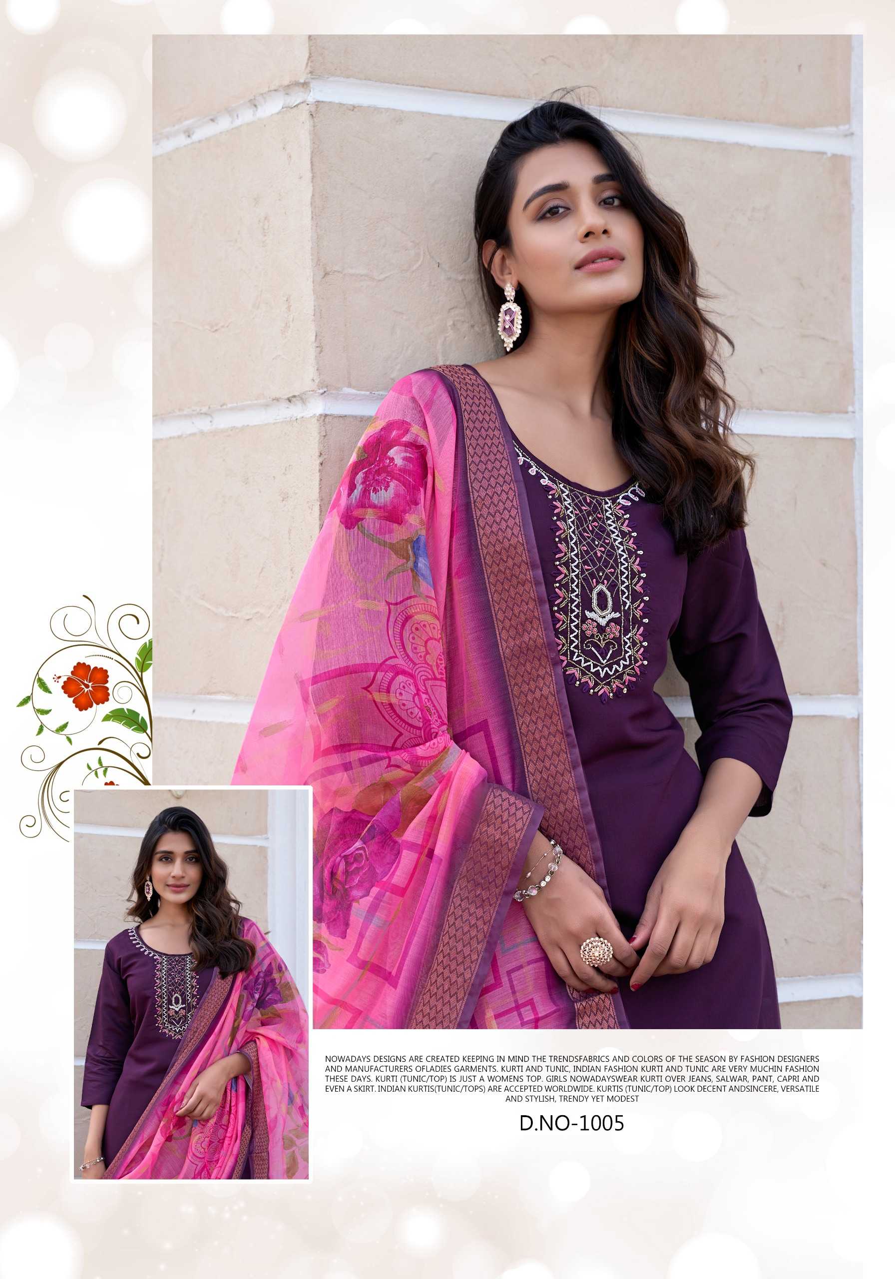Vaniska Mahek Vol 1 Catalog famous kurti types in india