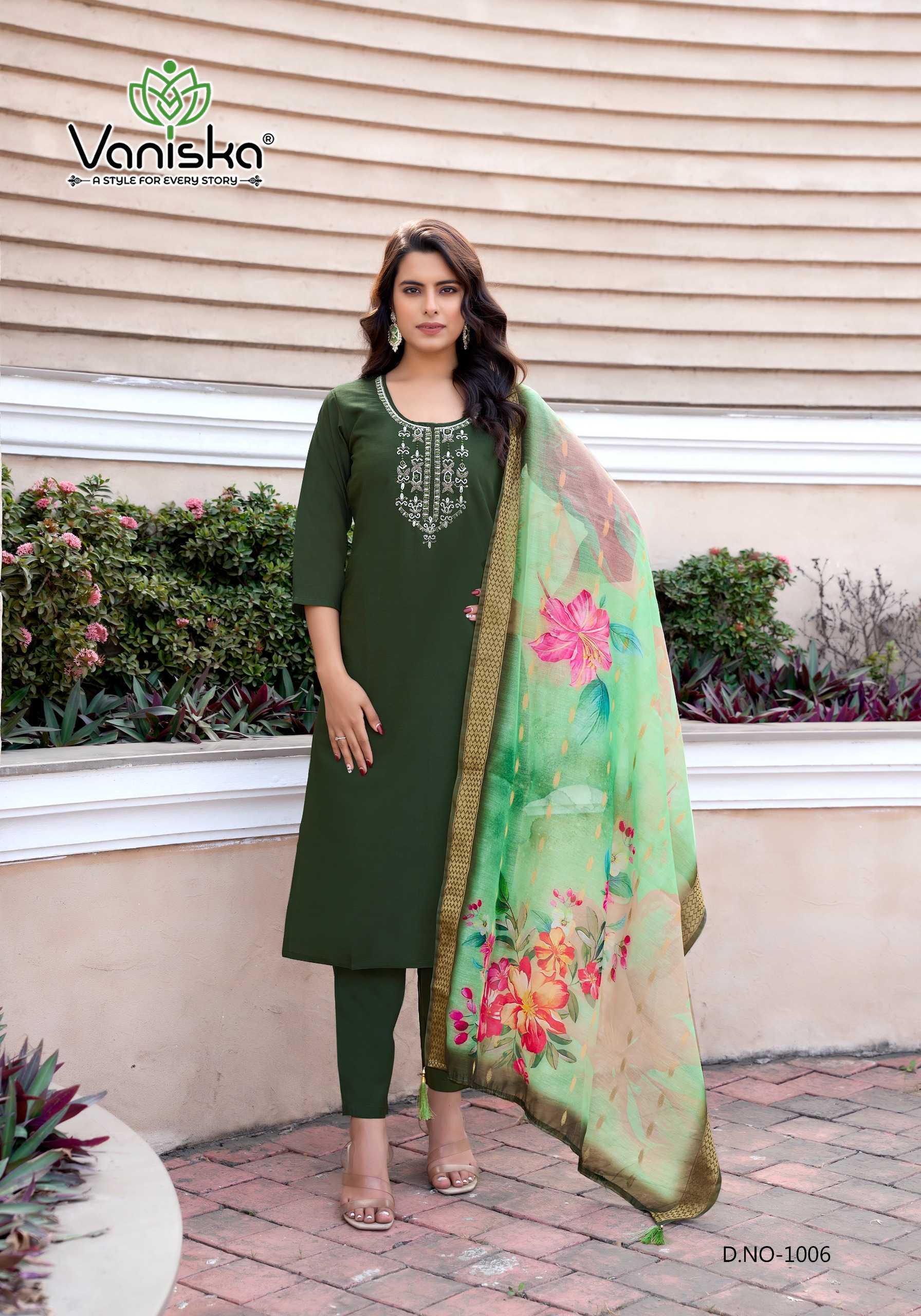 Vaniska Mahek Vol 1 Catalog famous kurti types in india