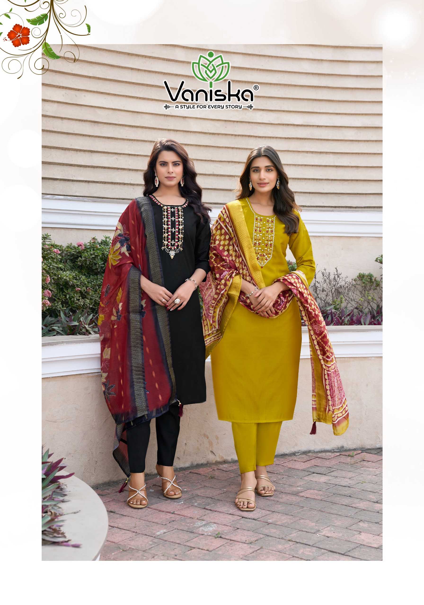 Vaniska Mahek Vol 1 Catalog famous kurti types in india