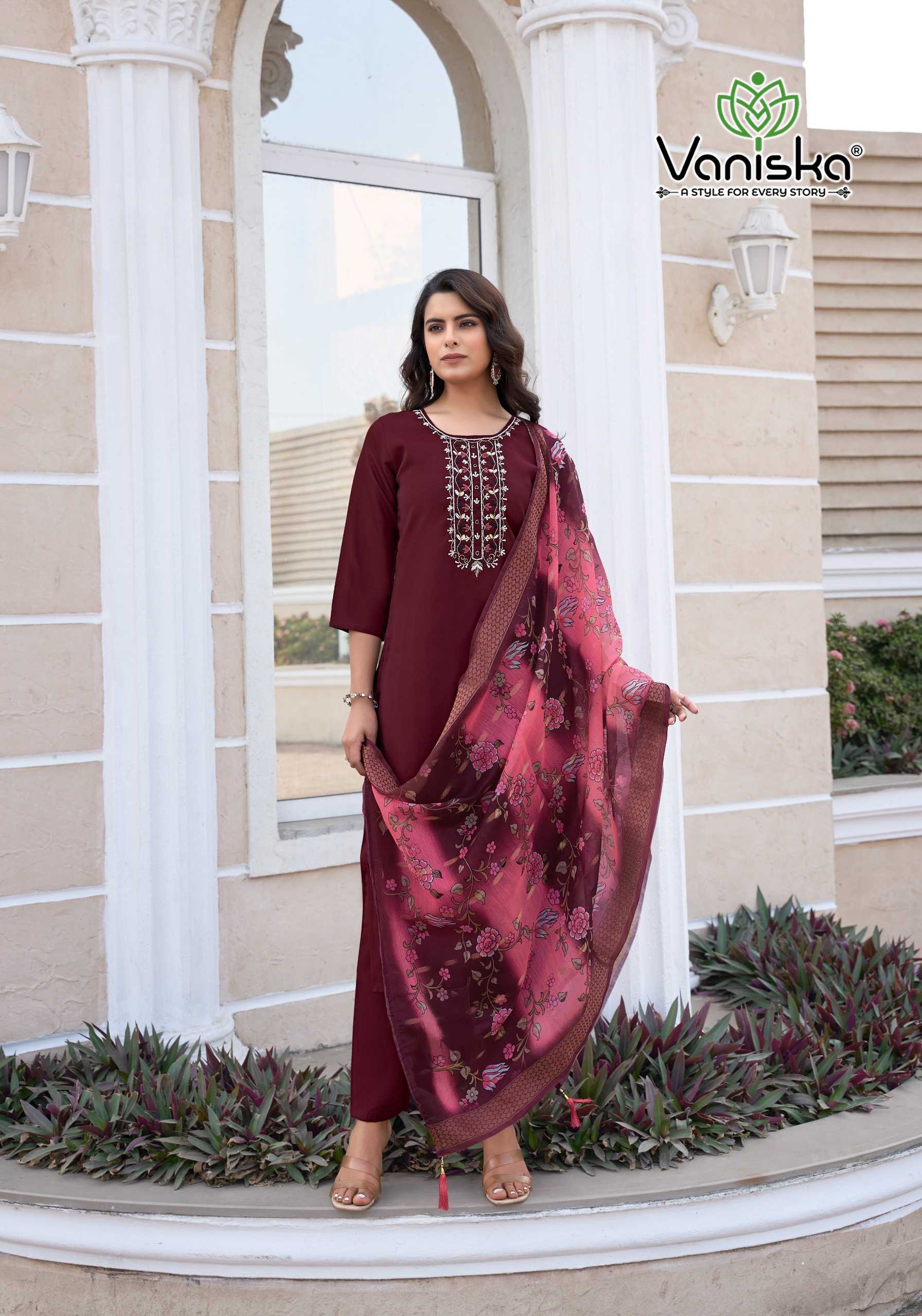 Vaniska Mahek Vol 1 Catalog famous kurti types in india