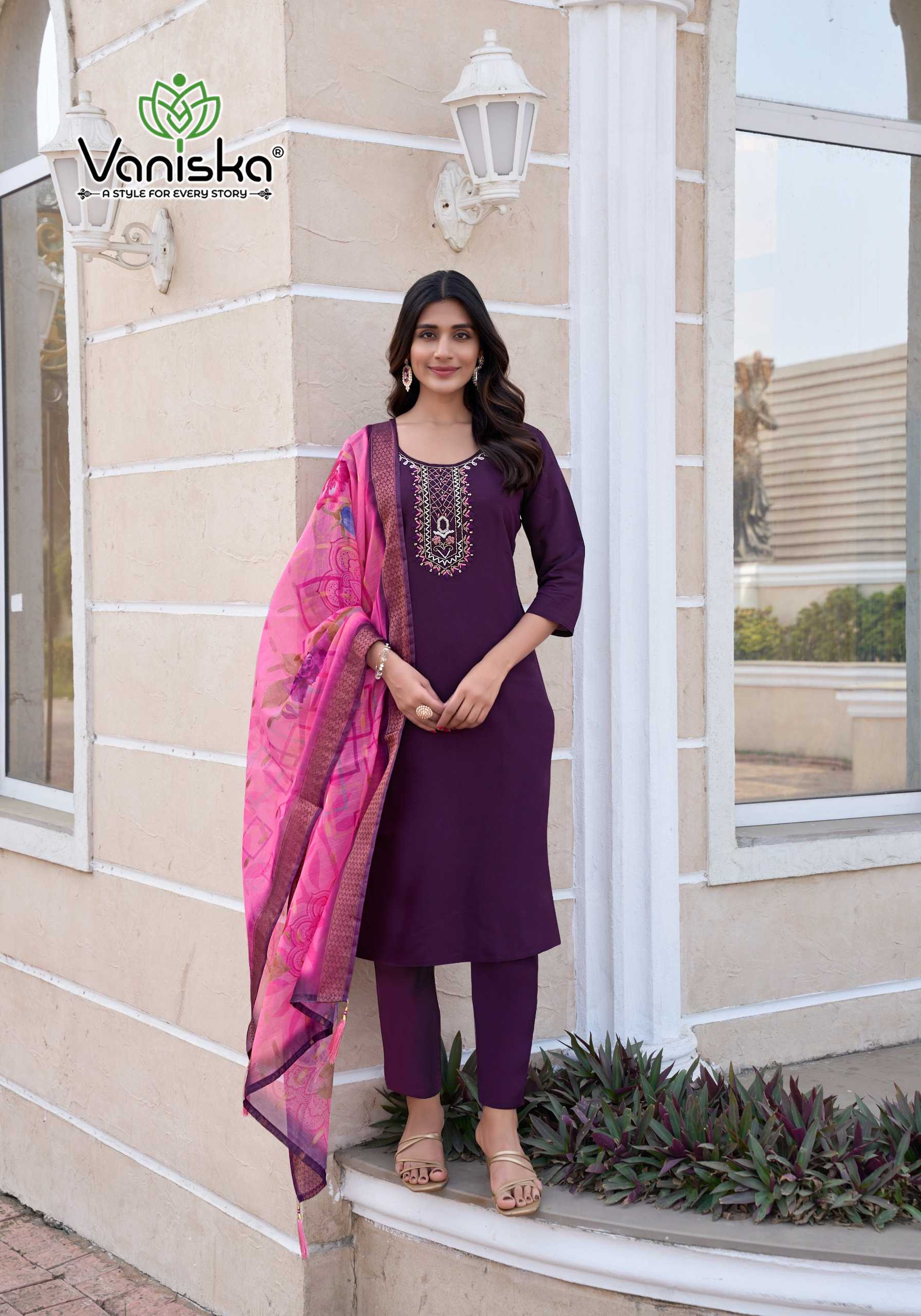 Vaniska Mahek Vol 1 Catalog famous kurti types in india