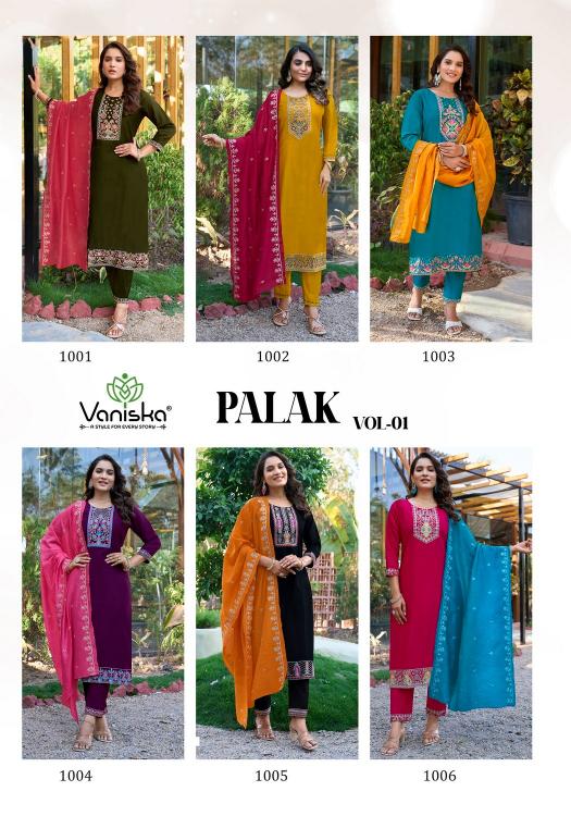 Vaniska Palak Vol 1 Catalog ladies kurti manufacturer in surat surat gujarat india