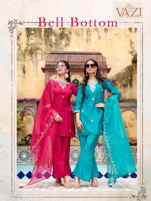 Vazi Bell Bottom catalog online shopping site for ladies kurtis in india
