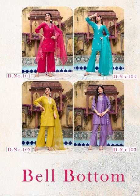 Vazi Bell Bottom catalog online shopping site for ladies kurtis in india