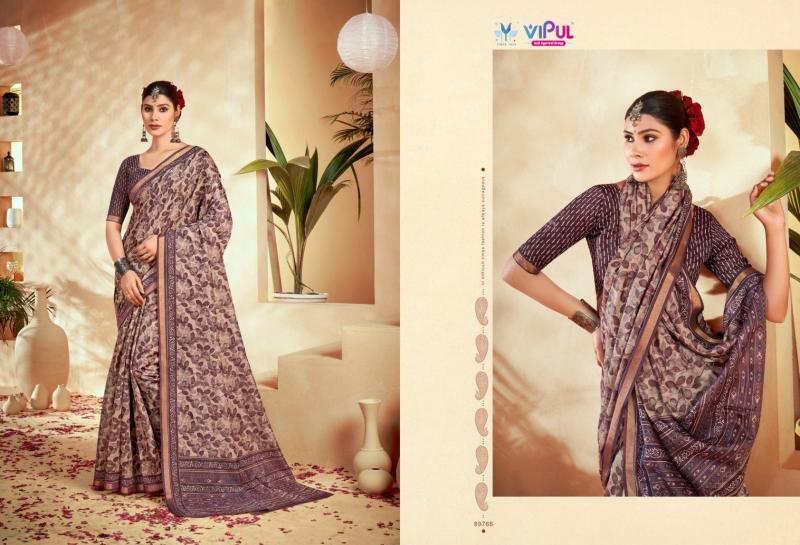 Vipul Amrapali Vol 3 Catalog send cotton sarees to india