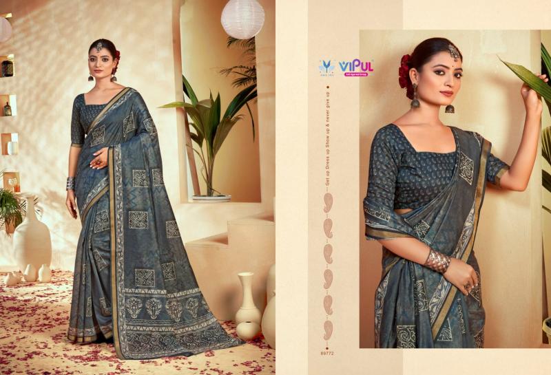 Vipul Amrapali Vol 3 Catalog send cotton sarees to india