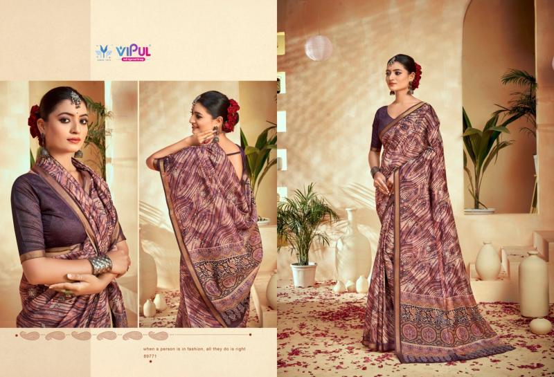 Vipul Amrapali Vol 3 Catalog send cotton sarees to india