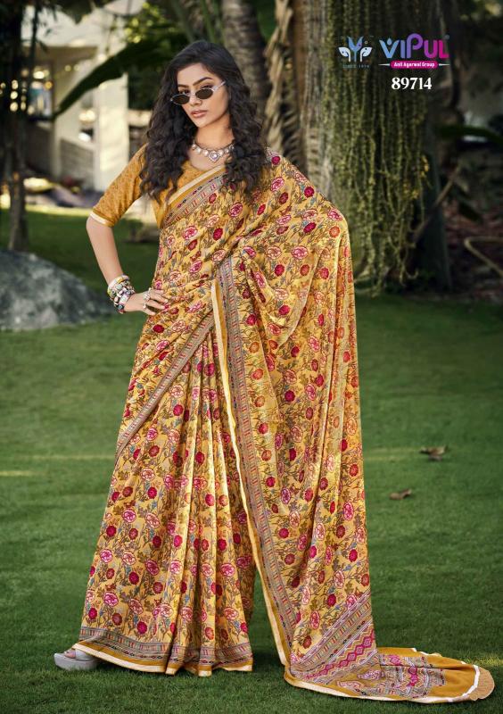 Vipul Antique Gold Vol 3 catalog bollywood replica saree online india