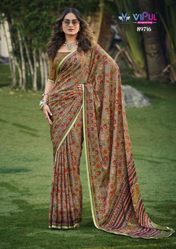 Vipul Antique Gold Vol 3 catalog bollywood replica saree online india