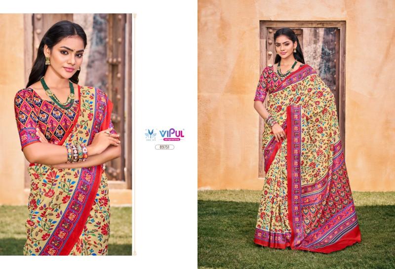Vipul Carnival Catalog pure soft silk sarees online india