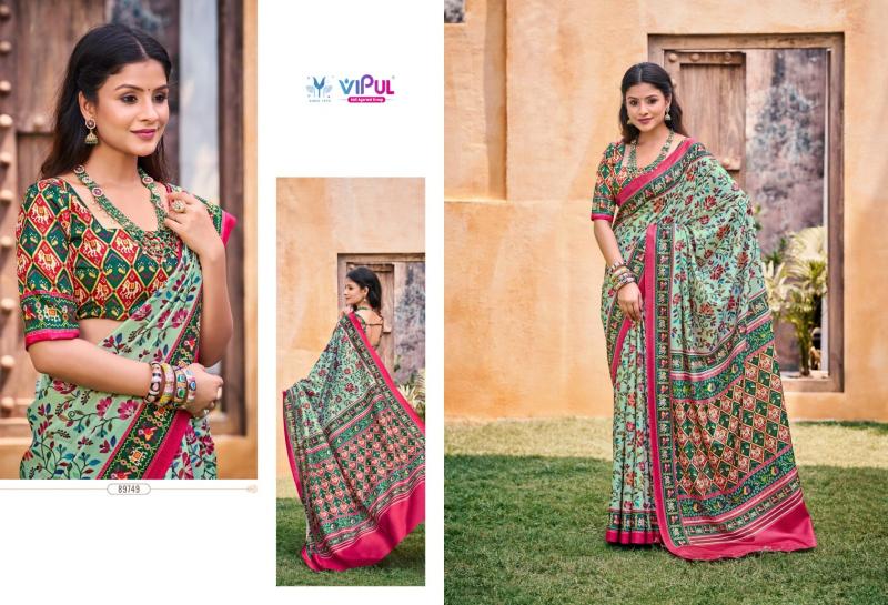 Vipul Carnival Catalog pure soft silk sarees online india