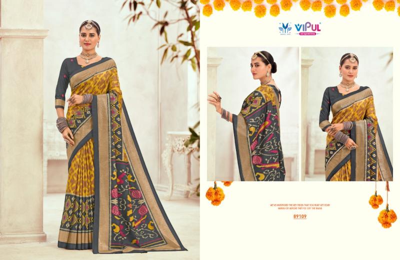Vipul Gulmarg Silk Vol 6 catalog saree fabric online india