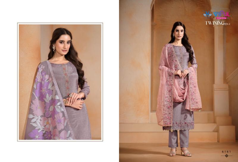 Vipul Twinning Vol 2 catalog unstitched heavy salwar kameez in jaipur wholesale