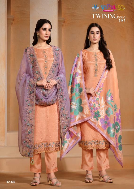 Vipul Twinning Vol 2 catalog unstitched heavy salwar kameez in jaipur wholesale