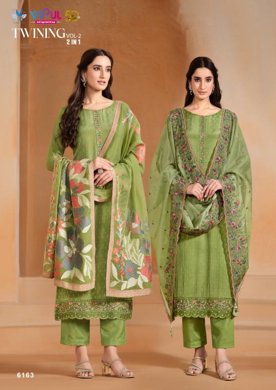 Vipul Twinning Vol 2 catalog unstitched heavy salwar kameez in jaipur wholesale
