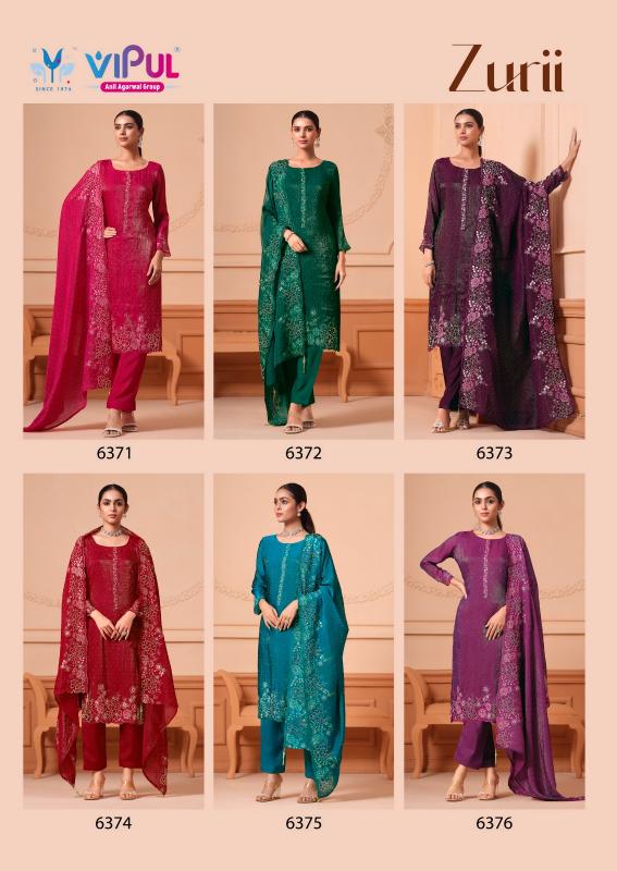 Vipul Zurii Catalog wholesale salwar kameez fabric