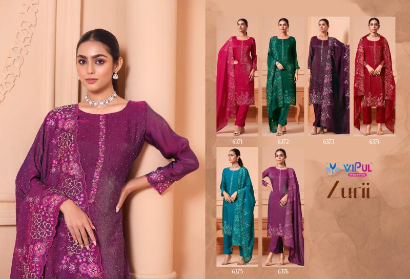 Vipul Zurii Catalog wholesale salwar kameez fabric