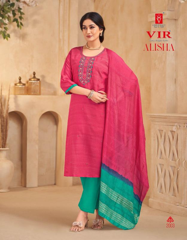 Vir Alisha vol 1 catalog Simmer kurtis