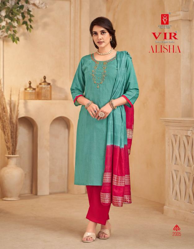 Vir Alisha vol 1 catalog Simmer kurtis