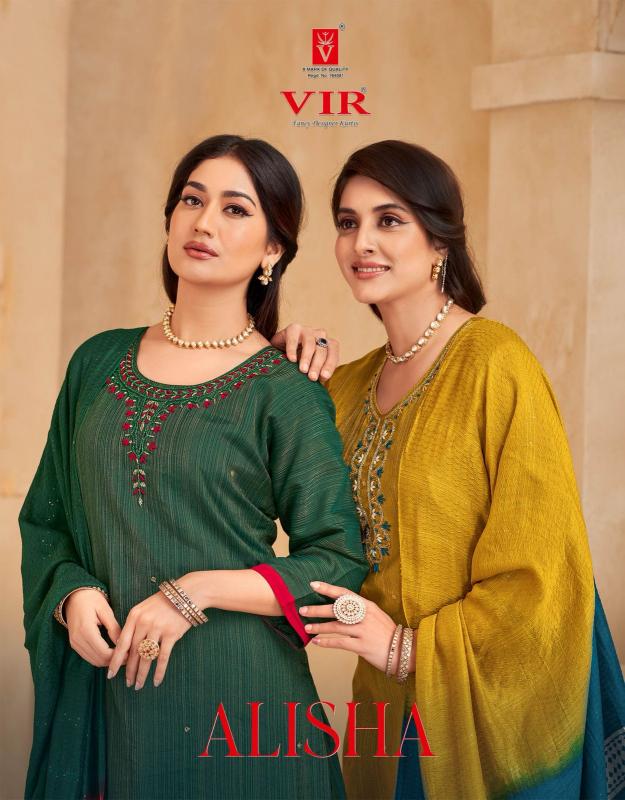 Vir Alisha vol 1 catalog Simmer kurtis