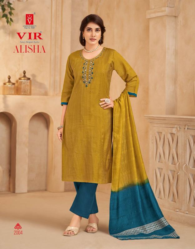 Vir Alisha vol 1 catalog Simmer kurtis