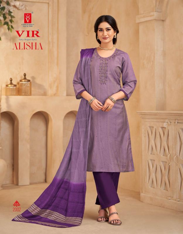 Vir Alisha vol 1 catalog Simmer kurtis
