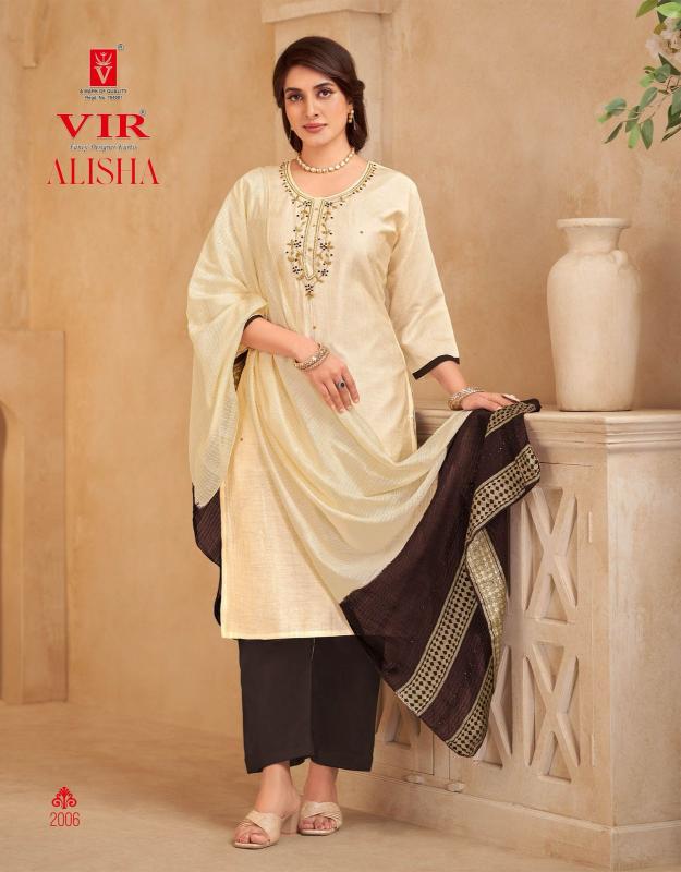 Vir Alisha vol 1 catalog Simmer kurtis