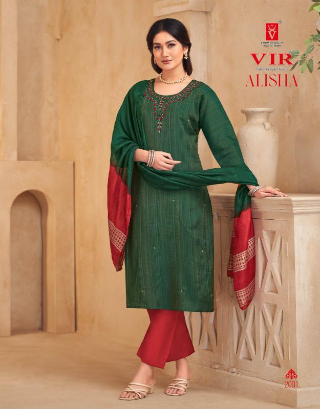 Vir Alisha vol 1 catalog Simmer kurtis