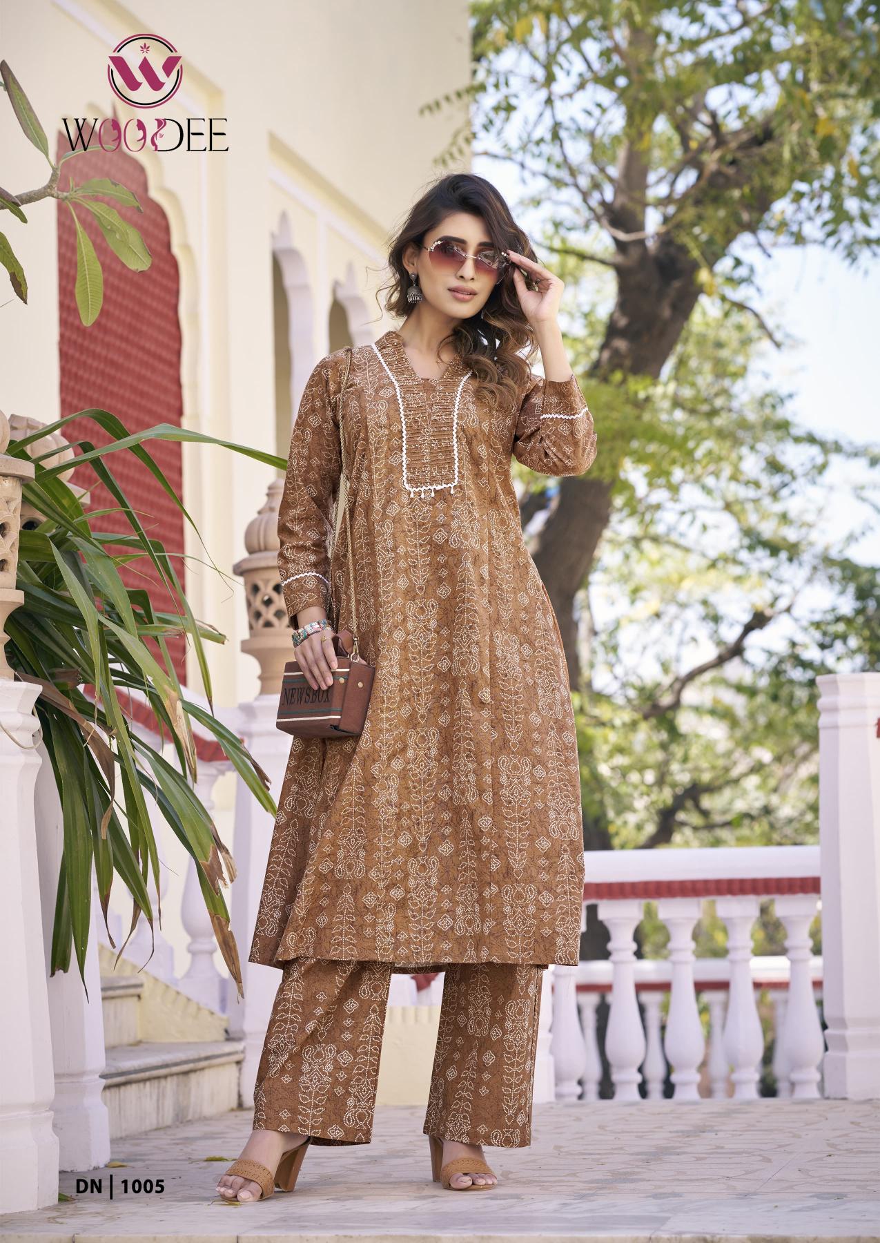 Woodee Aneri catalog co ord sets manufacturers in india