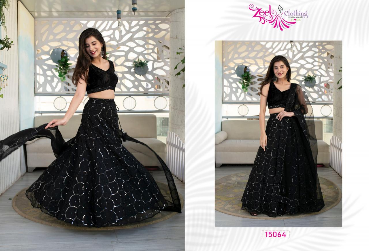 Zeel Clothing Volume 21 Catalog wholesale lehenga for girls chandni chowk