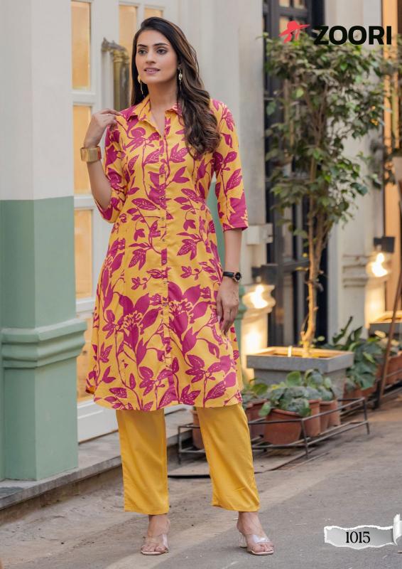 Zoori Alexa Vol 3 catalog Rayon co ord set women wholesale