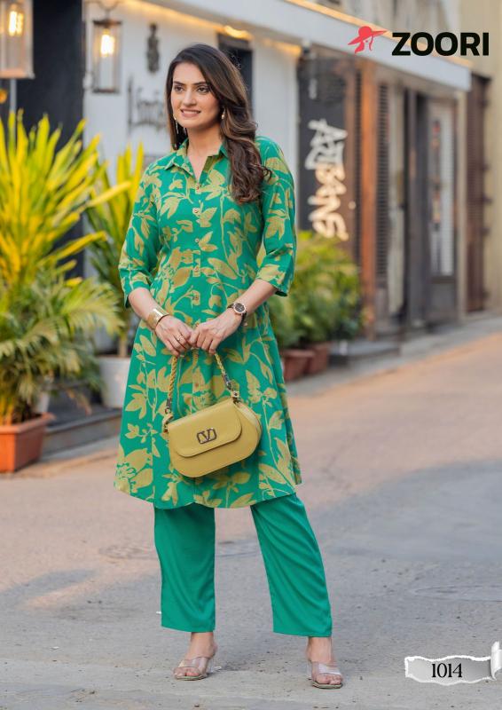 Zoori Alexa Vol 3 catalog Rayon co ord set women wholesale