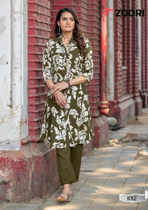 Zoori Alexa Vol 3 catalog Rayon co ord set women wholesale