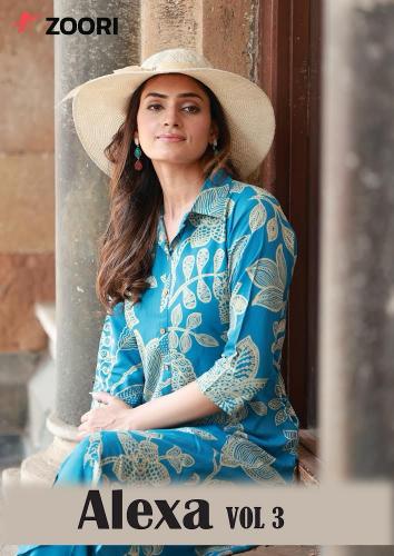 Zoori Alexa Vol 3 catalog Rayon co ord set women wholesale