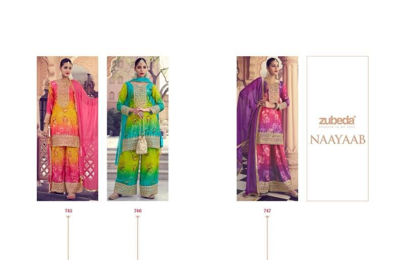 Zubeda Nayab Catalog pakistani designer suit collection