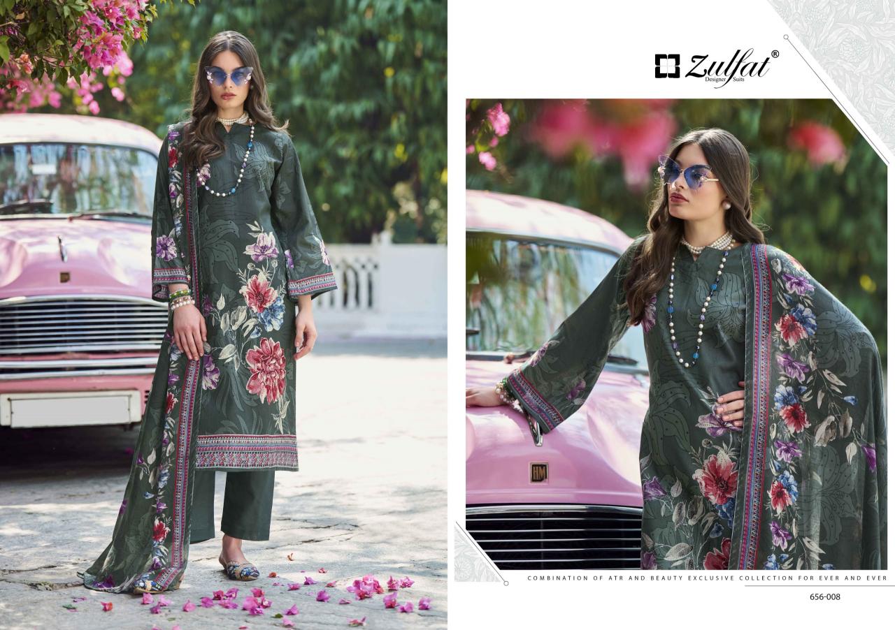 Zulfat Bahaar catalog printed cotton dress materials surat