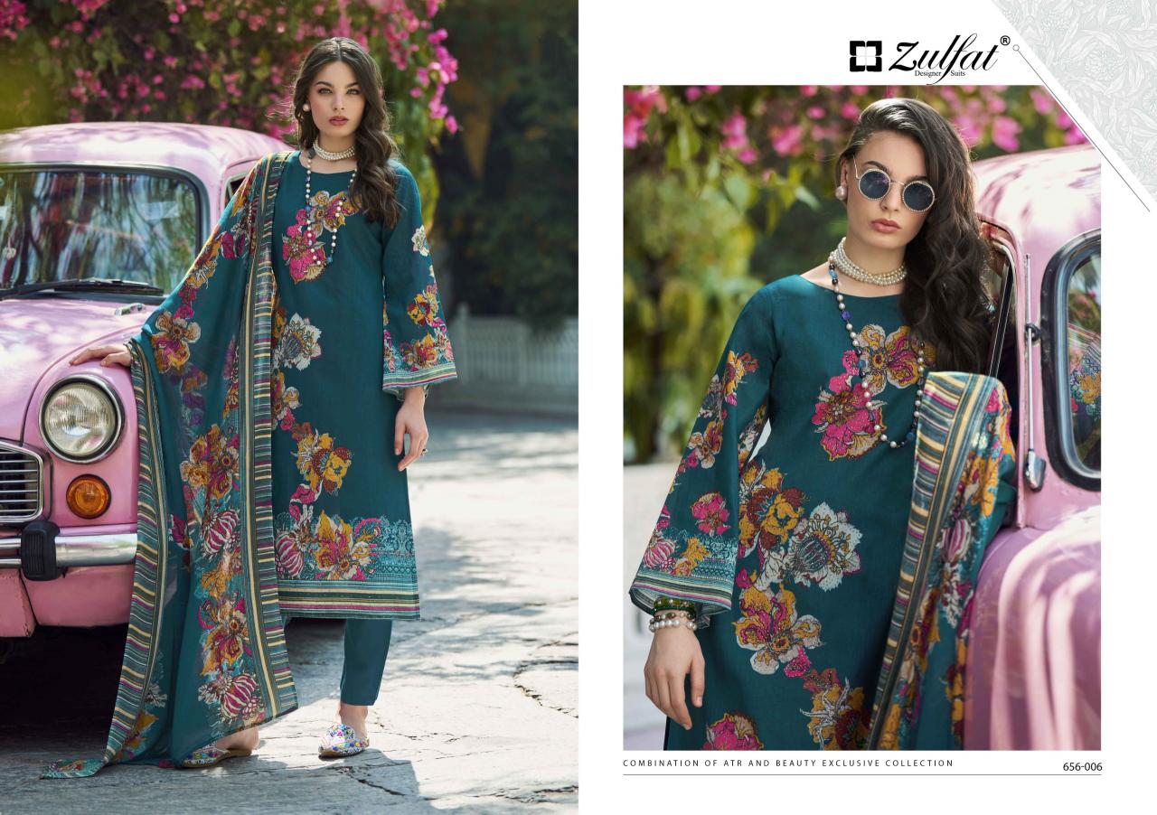 Zulfat Bahaar catalog printed cotton dress materials surat