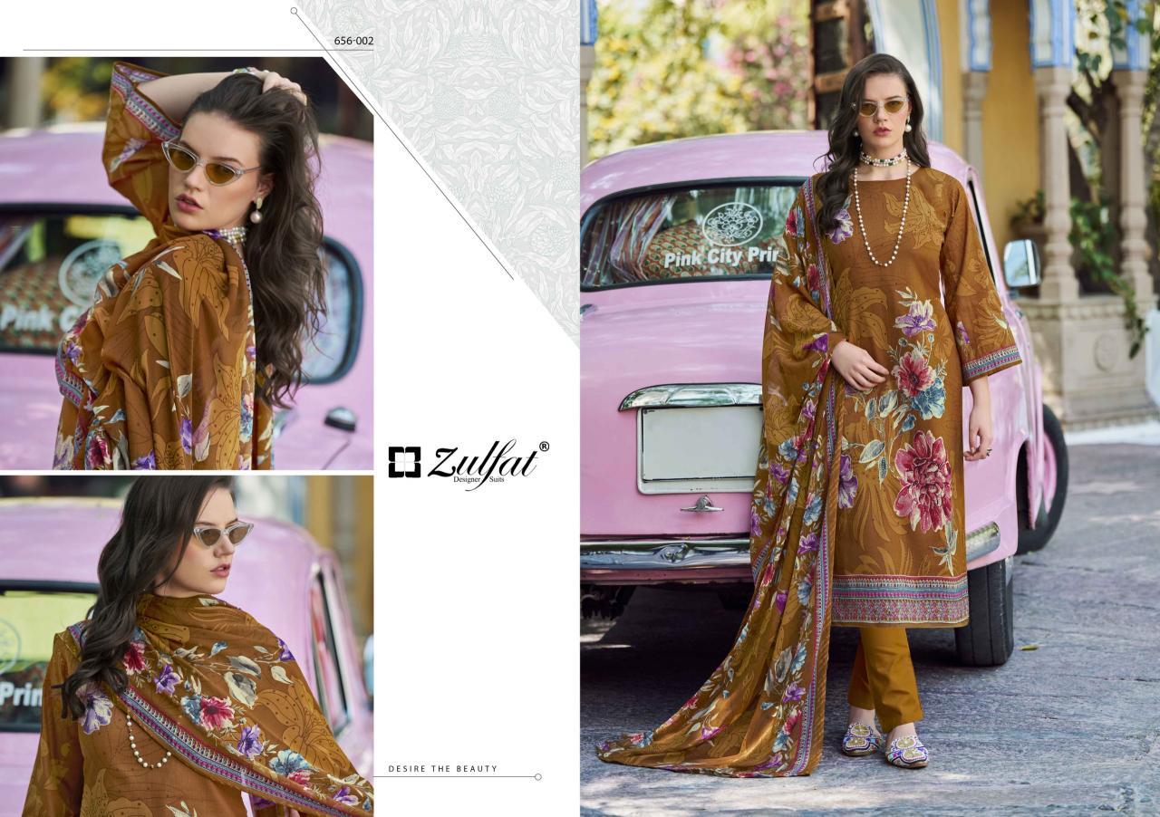 Zulfat Bahaar catalog printed cotton dress materials surat