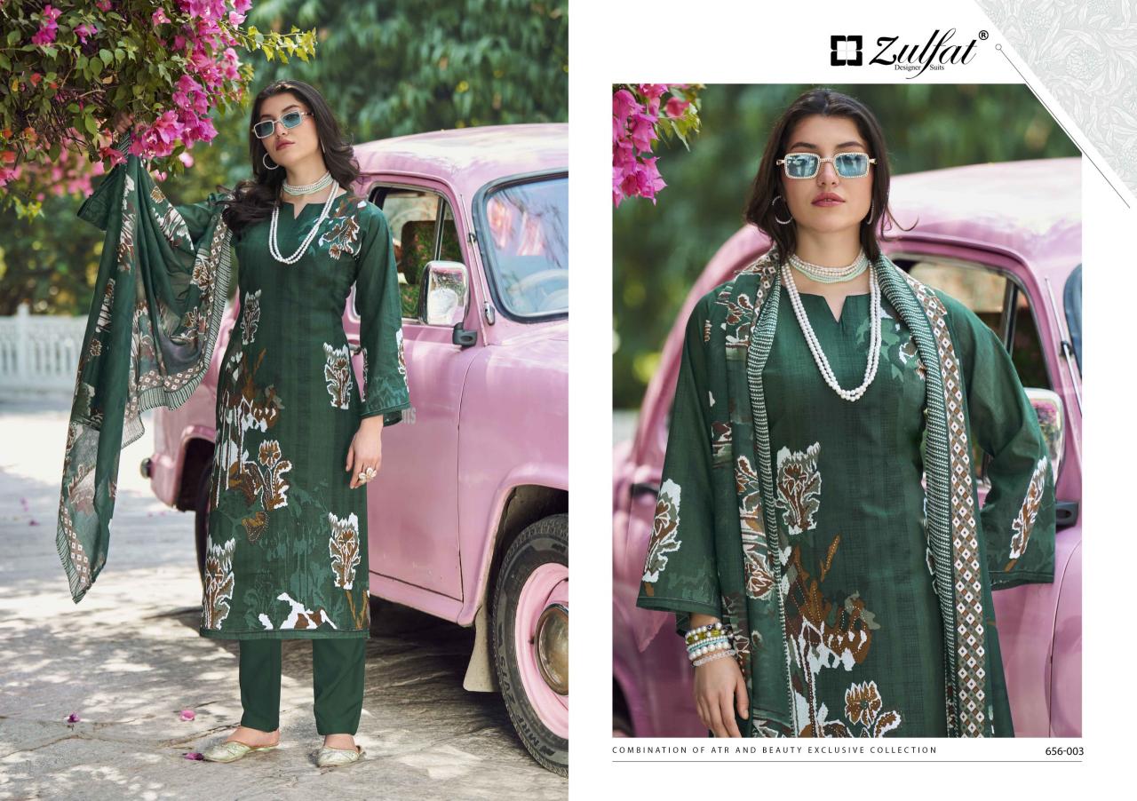 Zulfat Bahaar catalog printed cotton dress materials surat