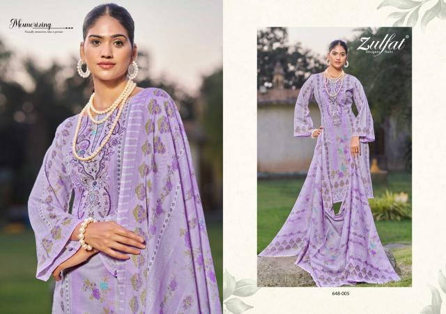 Zulfat Gulnaaz Vol 3 catalog dress materials in wholesale rate
