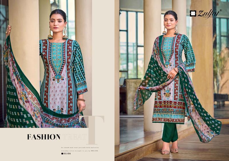 Zulfat Nafisa catalog buy dress materials from surat onlinet